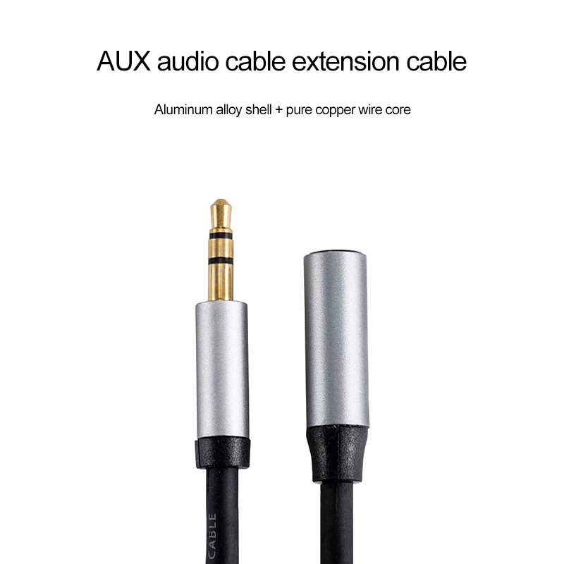 3.5mm Audio Extension Cable Male to Female 3.5mm Jack Aux Cable for Headphones Speaker Extender Cord for iPhone Xiaomi PC MUSIC