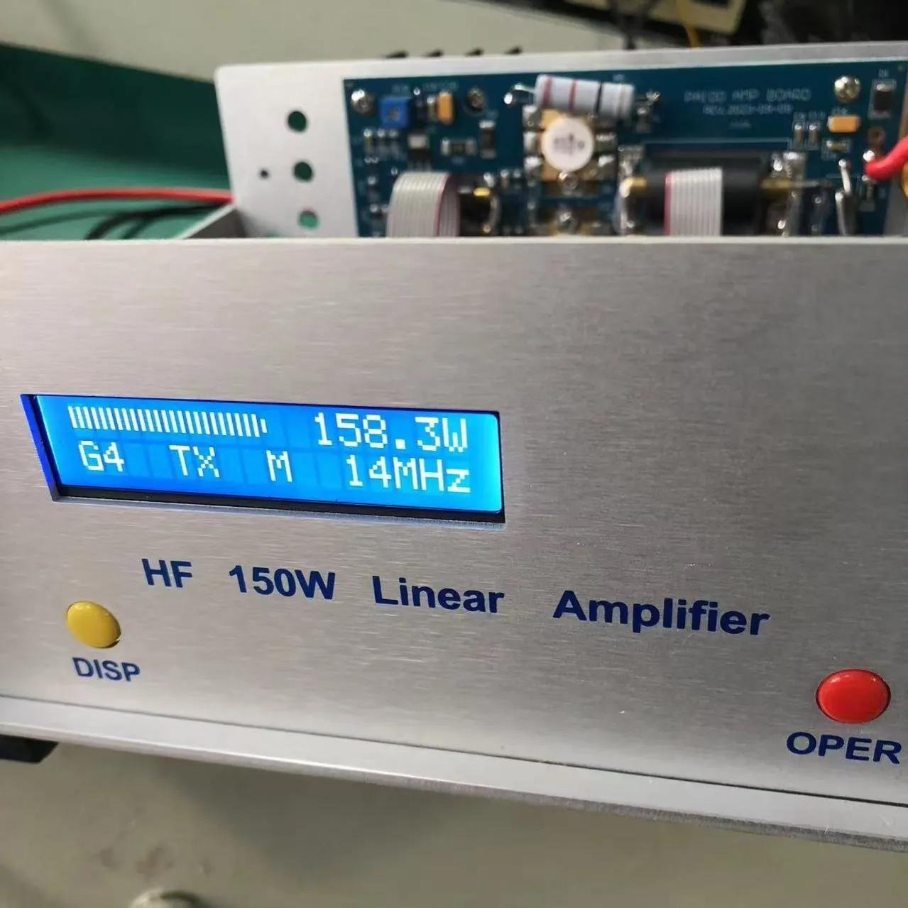 Professional RS928 HF Radio Max 150W 0.5~30MHZ High Power Amplifier for FM AM CW SSB FT8 Walkie Talkie Communication