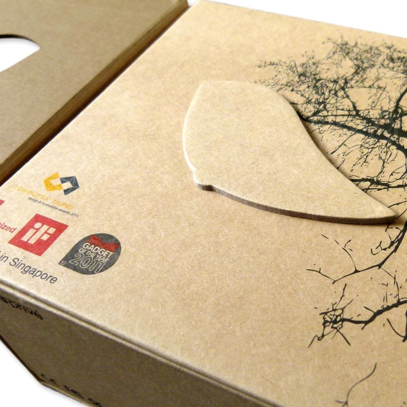 New Design Wireless Bluetooth Audio Cardboard Packaging Box Rigid Magnetic Smart Electronic Products Gift Paper Box