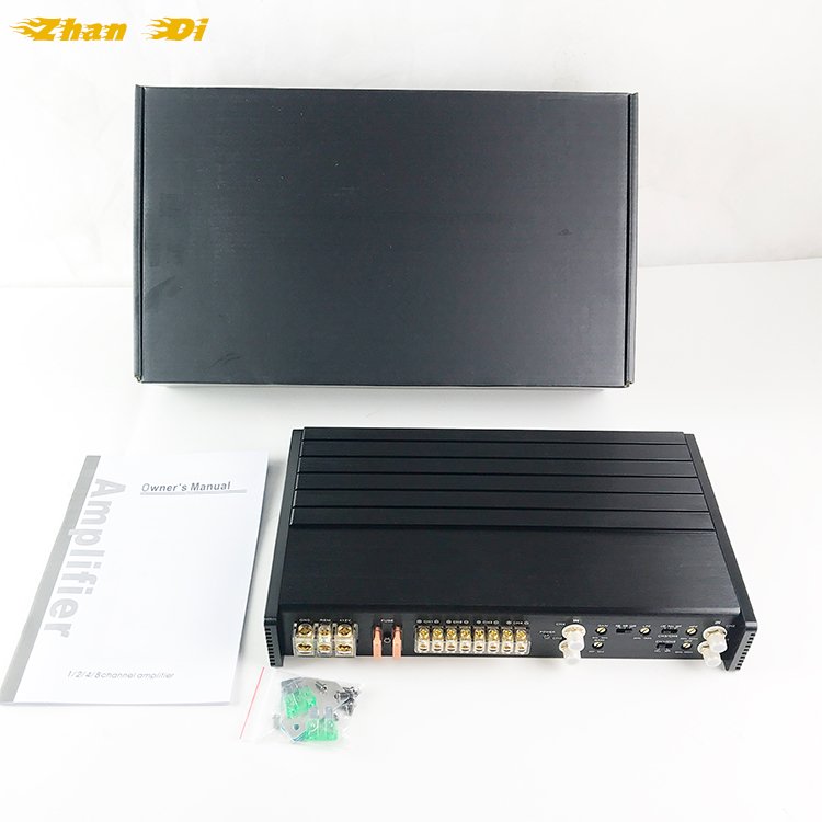 OEM the Maker RMS 4*100 Watt Professional Hifi High-power 4-channel Amplifiers System 12V Car Audio 4 Channel Power Amplifier