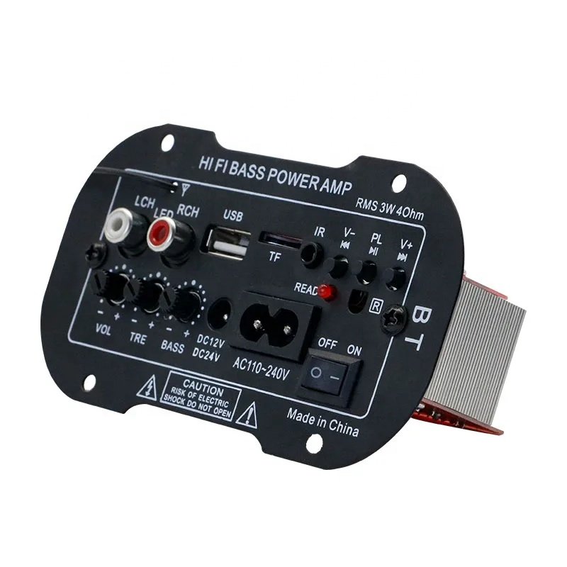LDZS ZY-05 Professional Car Amplifier Audio Stereo Power BT FM Radio 2CH Home Theater Mini Amplifiers Board