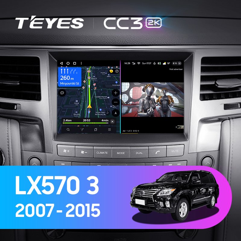 TEYES CC3L CC3 2K for Lexus LX570 J200 3 Lll 2007 - 2015 Car Radio Multimedia Video Player Navigation Stereo GPS Android 10