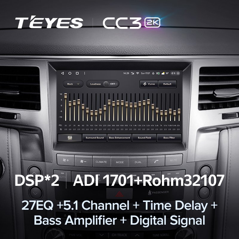 TEYES CC3L CC3 2K for Lexus LX570 J200 3 Lll 2007 - 2015 Car Radio Multimedia Video Player Navigation Stereo GPS Android 10