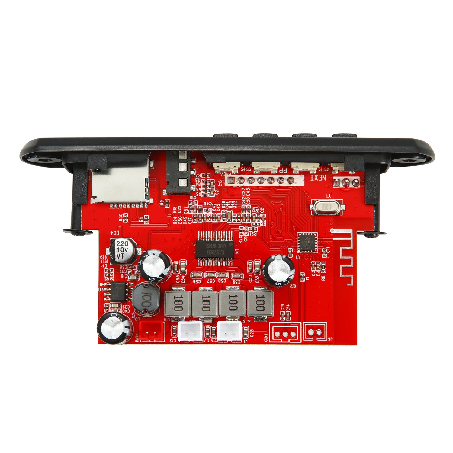 120W Amplifier Bluetooth 5.0 MP3 WMA WAV Decoder Board 12V MP3 Player Car Music FM Radio Module Remote Control Speaker Audio