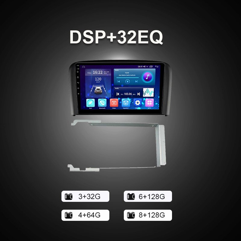 Android 13 8 Core 2K Car Multimedia GPS for 2004-2006 Volvo S80 Car Video Player Car Stereo WIFI Radio