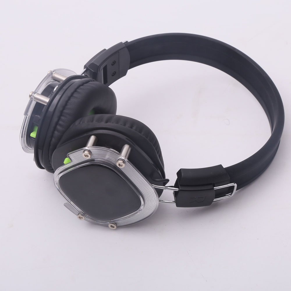 F8B Free Samples Custom Logo Silent Disco Headphones Wireless Headset With 1 Transmitter 500m Distance
