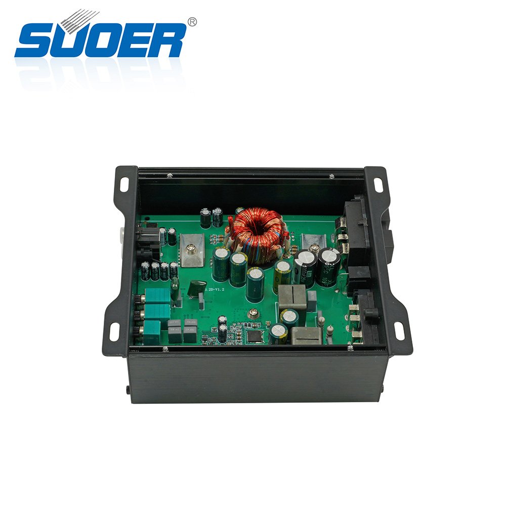 Suoer CT-300.2D Small Size 2*100w Rms Power Car Audio Amplifier 2 Channel Car Amp