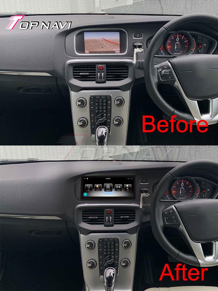 IPS Touch Vertical Screen Android Radio for Volvo V40(RHD) 2011 2012 2013 2014 2015 2016 2017 2018 4+64 GB GPS Wireless Player