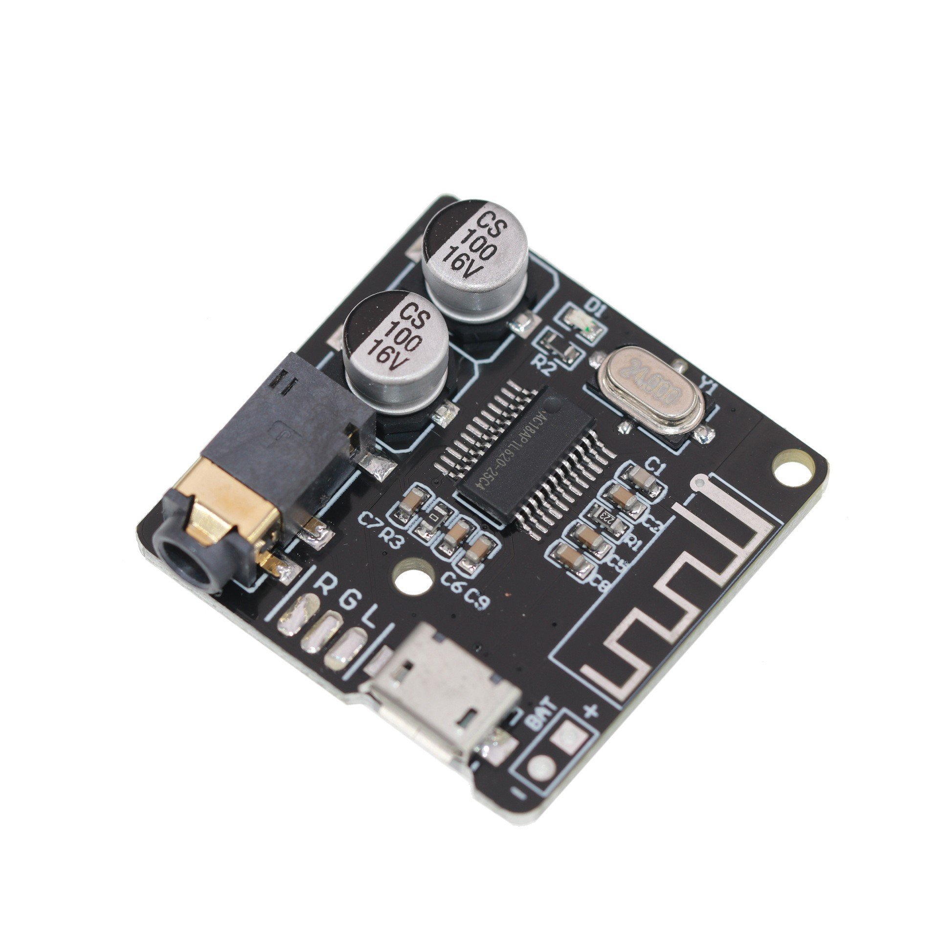 DIY Bluetooth 5.0 Audio Receiver Module MP3 Bluetooth Decoder Board for Car Speaker Audio Amplifier 4.1