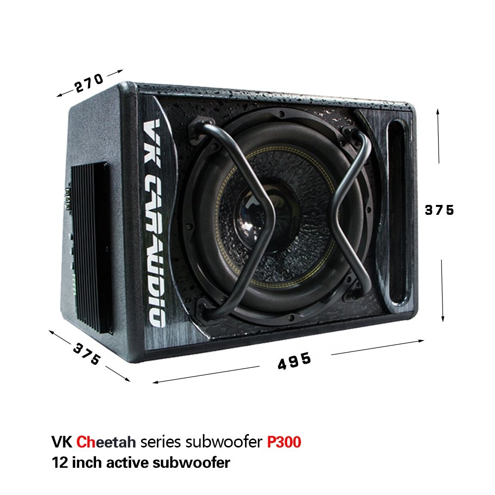 12 Inch Car Subwoofer with Box and Amp Car Audio Active Speaker Box China Wholesale Subwoofer 24 Subwoofer