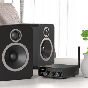 Customize 1Mii 2024 Hifi Digital Amplifier Max Power 100W X 2 Channel 2.0 Bluetooth 5.3 Stereo Sound Amp Speaker for Home / Car