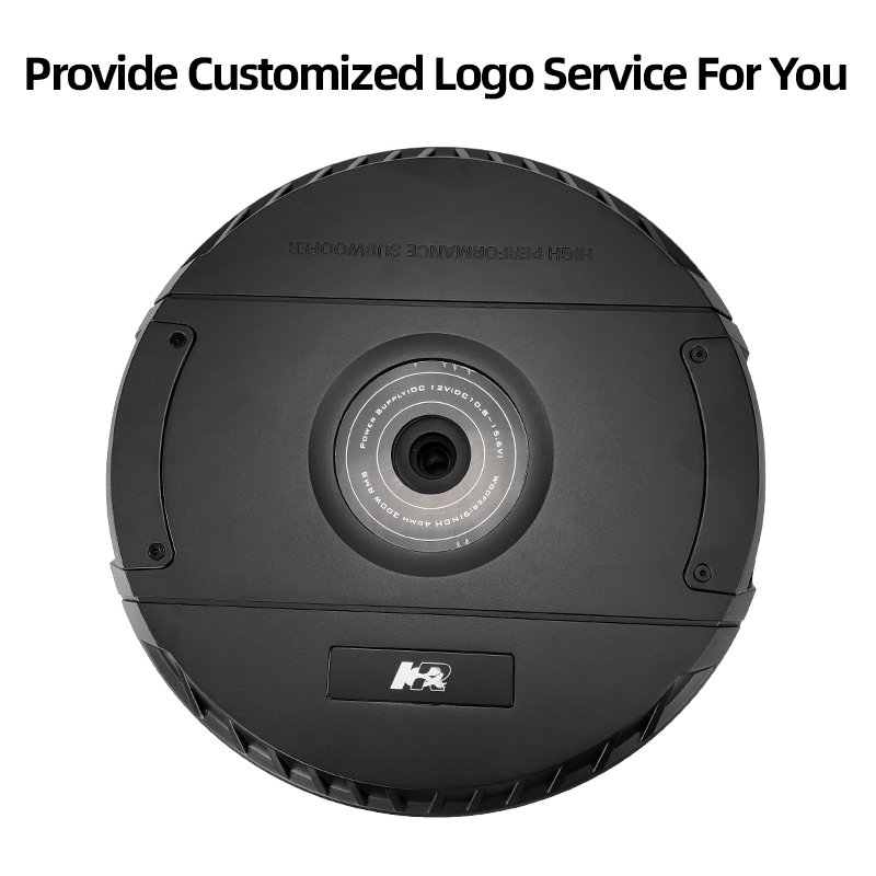 Zeming Car Spare Wheel Speaker and Shallow Subwoofer Amplifier Subwoofer System with Tire Subwoofer 11 Inch