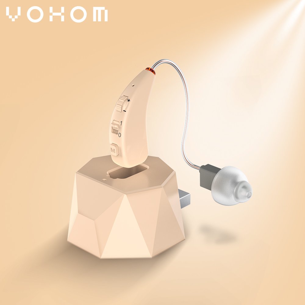 VOHOM 100% Digital Hearing Aids Rechargeable for Seniors New Product Appareils Auditifs Earphones Good Price Hearing Aid