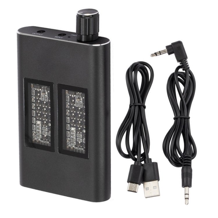 Portable EF002 16-150 Ohm Stereo Headphone Amplifier System For Studio Adjustable Audio Amp With 3.5mm Jack Cable