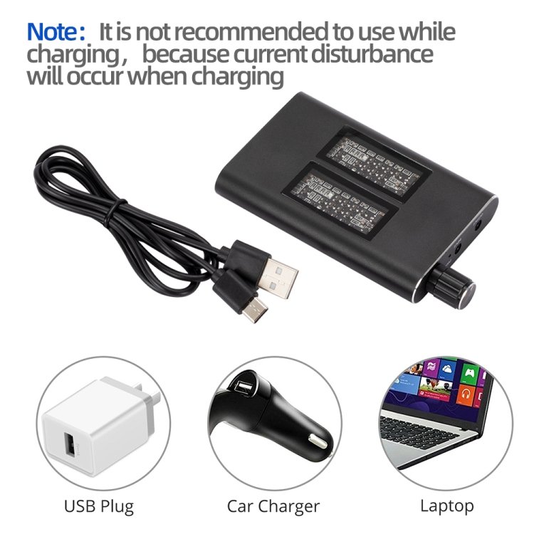 Portable EF002 16-150 Ohm Stereo Headphone Amplifier System For Studio Adjustable Audio Amp With 3.5mm Jack Cable