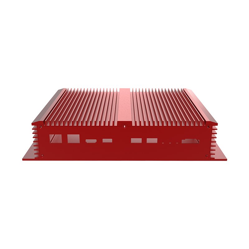 Extruded Aluminum Car Amplifier Electronic Enclosure Manufacturer DIY Customized Cnc Milling Silver Electrical Battery Case