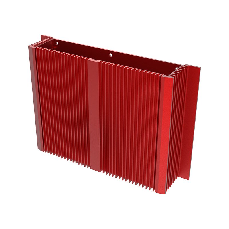 Extruded Aluminum Car Amplifier Electronic Enclosure Manufacturer DIY Customized Cnc Milling Silver Electrical Battery Case