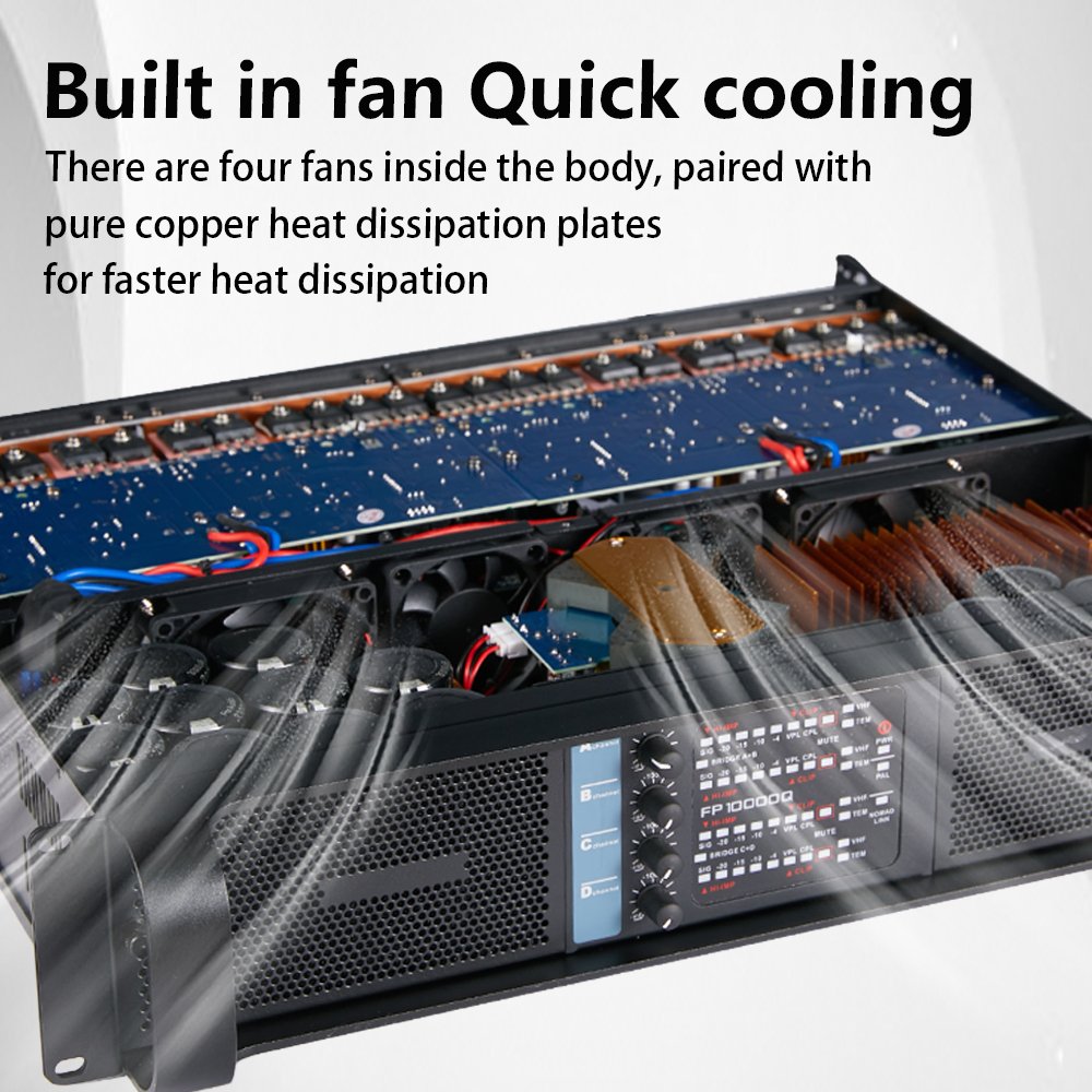 FP10000Q 4 Channels Class Td Outdoor Audio 5400W5000 Watt Stereo Professional Subwoofer Amplifier 20Q Power Audio Amplifier