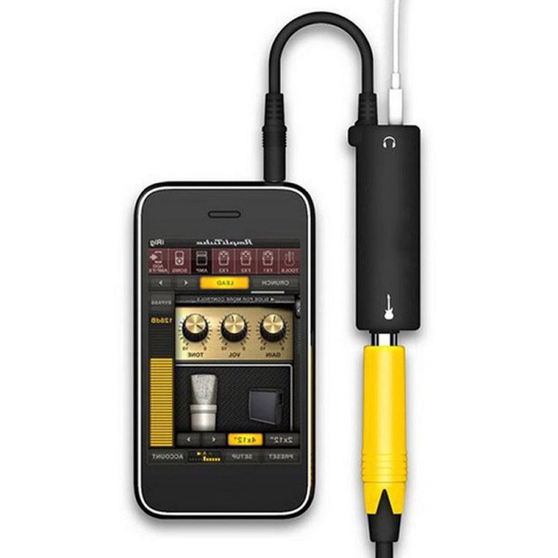 Guitar Audio Interface guitar phone audio interface tuner guitar cable converter