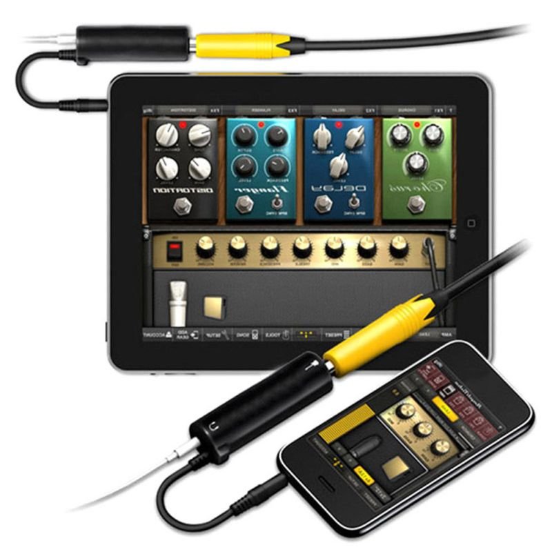 Guitar Audio Interface guitar phone audio interface tuner guitar cable converter