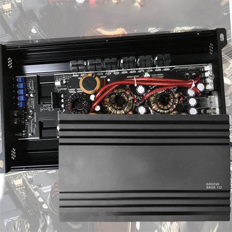 Car Audio Amplifier Mono Block 12V Subwoofer Speaker Auto Electronics Car Amplifier(8808.1D)