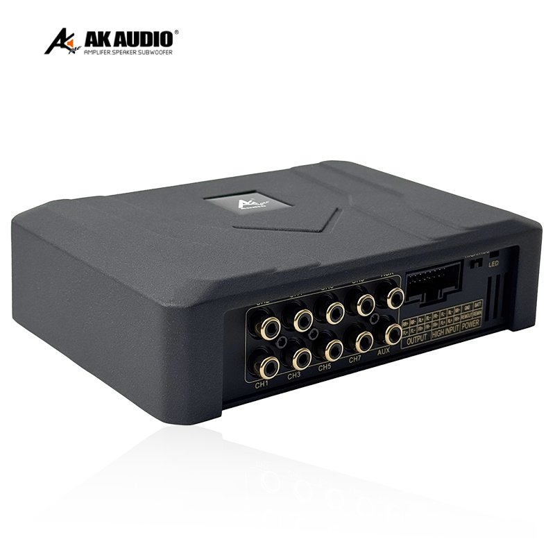 AK-D02 High Power DSP Car Amplifier Mono Block DSP Auto Amplifier New Design 4/6 Channels 4*100W for Subwoofer