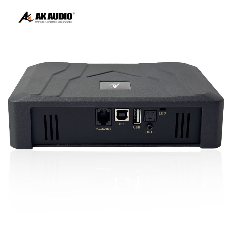 AK-D02 High Power DSP Car Amplifier Mono Block DSP Auto Amplifier New Design 4/6 Channels 4*100W for Subwoofer