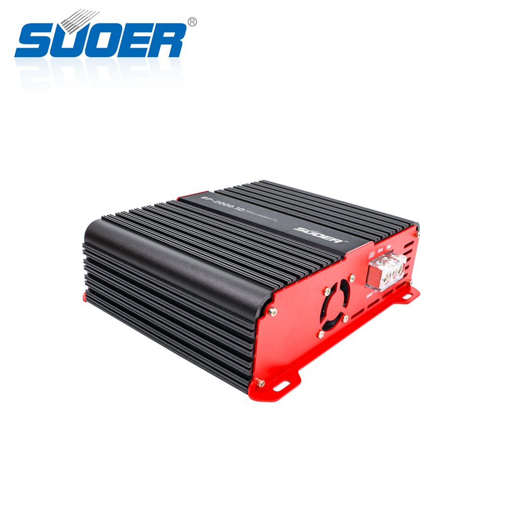 Suoer BP-2000 Monoblock Class D Car Amplifier 12V Auto 2000w/3000w/5000w/8000w RMS Power Car Amplifier
