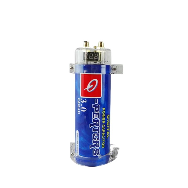 12V Car Power Amplifier Subwoofer Car Audio Modified Capacitor 3.0 Farad Voltage Storage Filter Pond