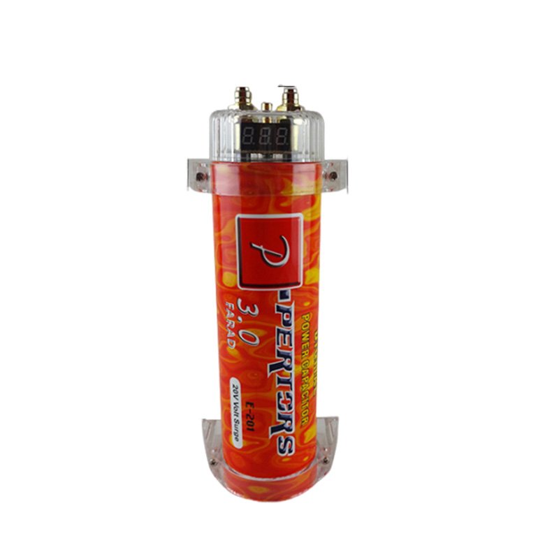 12V Car Power Amplifier Subwoofer Car Audio Modified Capacitor 3.0 Farad Voltage Storage Filter Pond