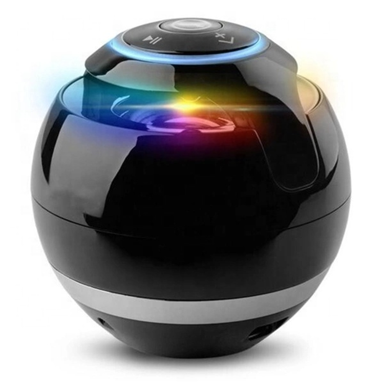 Mobile Phone Accessory wireless speaker A18 ball LED Mini Super Bass Portable Wireless Speaker FM Radio USB speaker