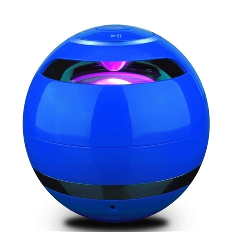 Mobile Phone Accessory wireless speaker A18 ball LED Mini Super Bass Portable Wireless Speaker FM Radio USB speaker