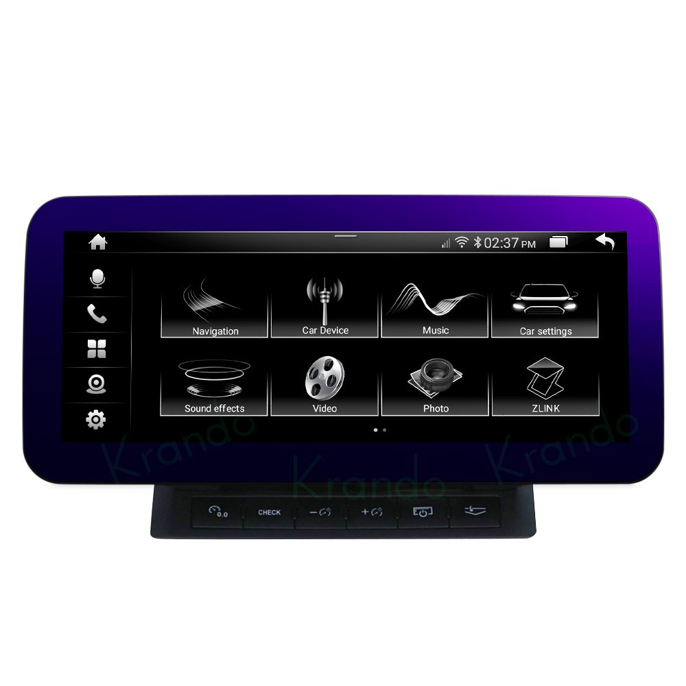 Krando 12.3 Inch Universal Car Radio Navigation Gps Car Smart Multimedia Player for Audi A6 A6L 2005 - 2009 Head Unit Android