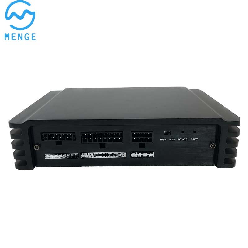D Class 12V Digital Equalizer Power Sound System Bass Woofer Subwoofer 400W 8 Channel Speaker DSP Audio Car Amplifier