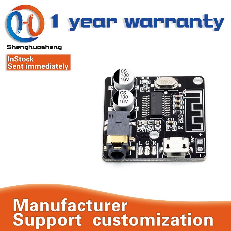 DIY Bluetooth 5.1 Audio Receiver Module MP3 Bluetooth Decoding Board Car Speaker Audio Amplifier Board 4.1