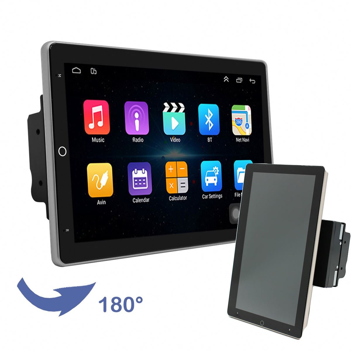 TS10 MTK8163 Android Auto Rotating Screen Car Radio Universal Dvd Player 10 Inch 8gb 128gb Carplay Car Multimedia Player