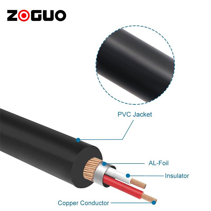 24K Gold Plated 2RCA Male to 2RCA Male Stereo Audio Cable PVC Premium Sound Quality Plug Left/Right for Car Amplifier & Speakers