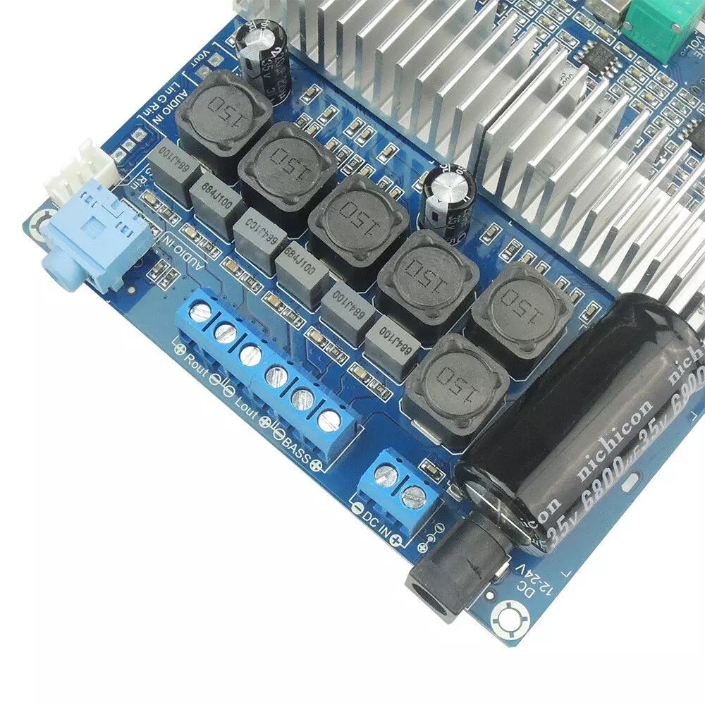 2*50W+100W TPA3116 HIFI Power Subwoofer Amplifier board Stereo 2.0 channel TPA316D2 audio stereo equalizer amplifier