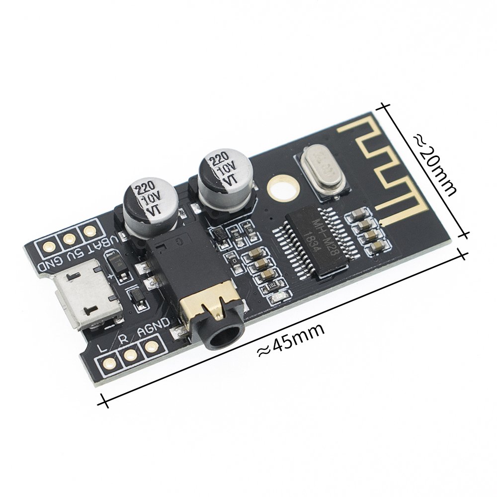 HIFI M38 Ble 4.2 Wireless Lossless Stereo MP3 Audio Receiver Car Speaker Board Mp3 Bluetooth Module for DIY