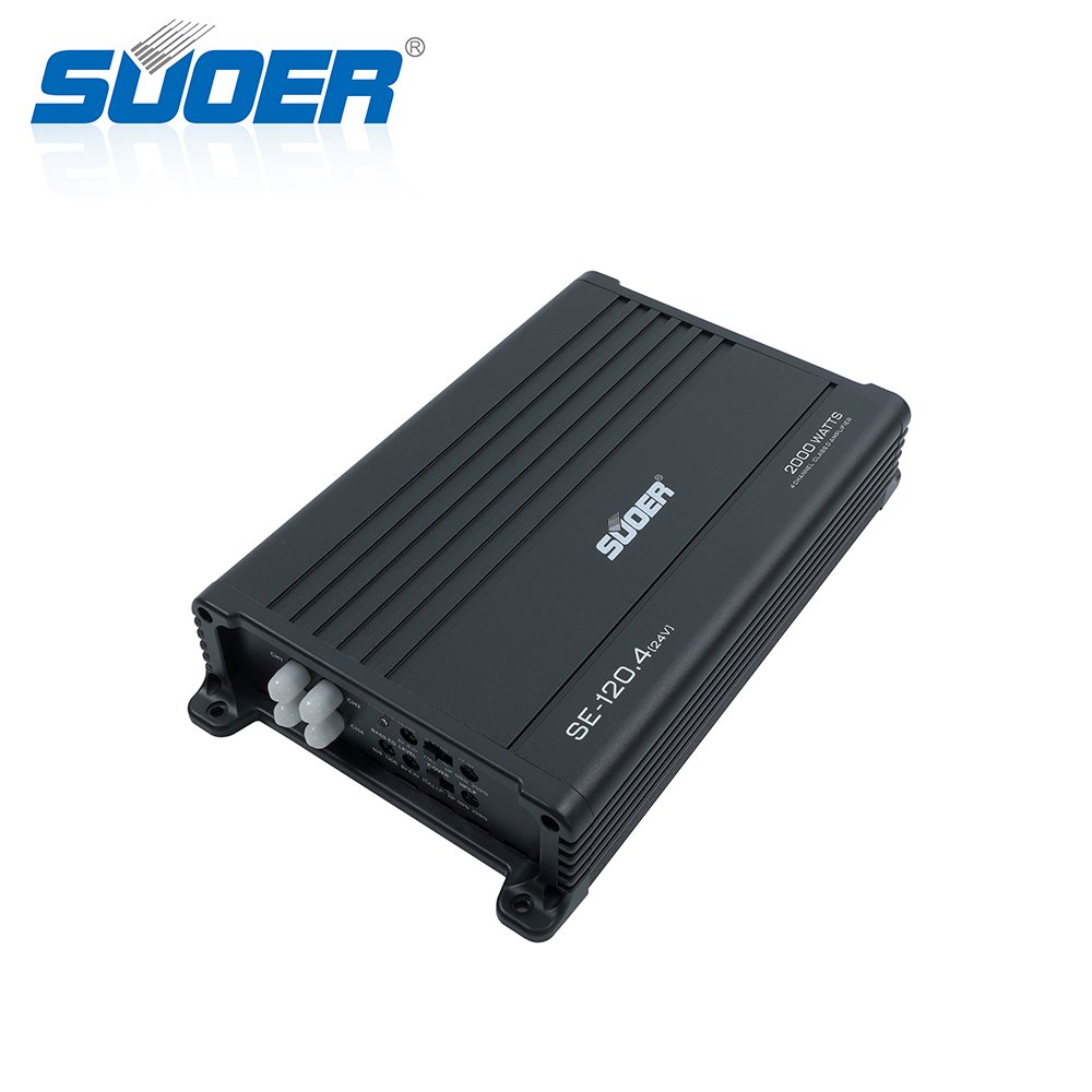 Suoer SE-120.4 24V Car Audio Part Amplifier 120w X 4ch High Power Car Amplifier