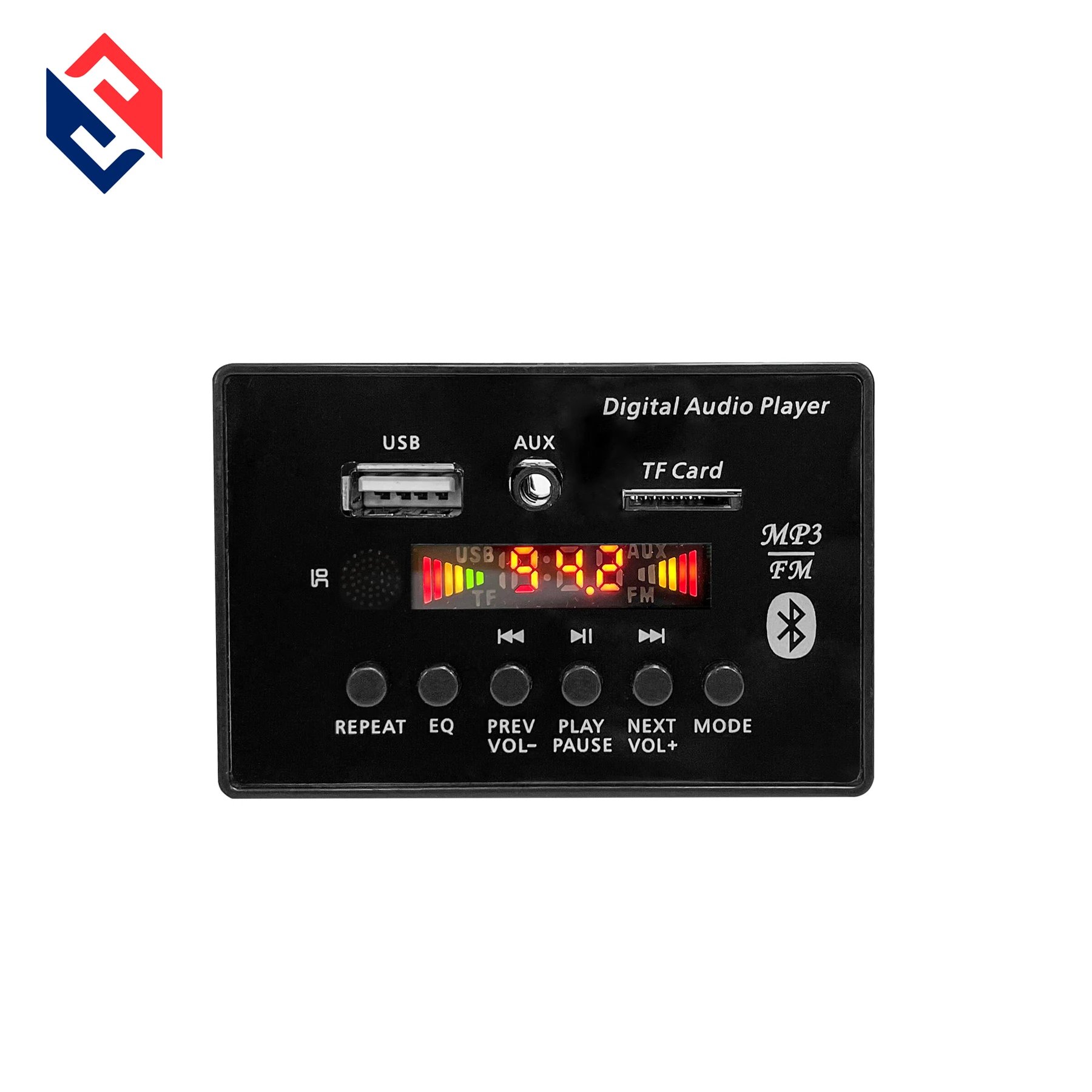 5V LCD mp3 decoding board Blue Tooth module Car power amplifier audio decoder accessories power amplifier board