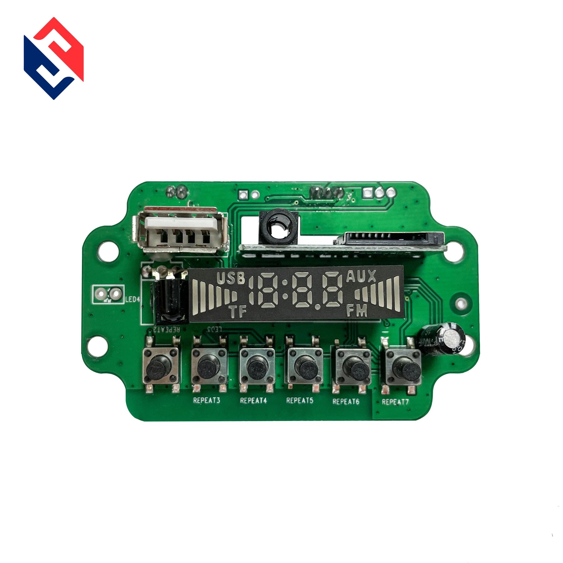5V LCD mp3 decoding board Blue Tooth module Car power amplifier audio decoder accessories power amplifier board