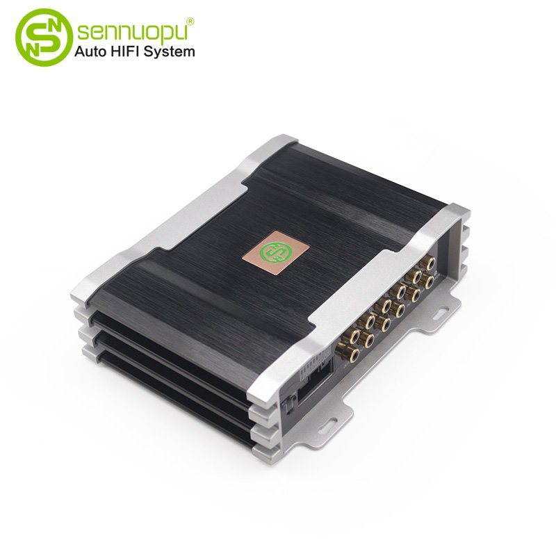 Sennuopu Universal Car Stereo Audio Power DSP Processor 4*90W Channel Amplifier 4-Channel Peak Full Range Car Amp Class AB