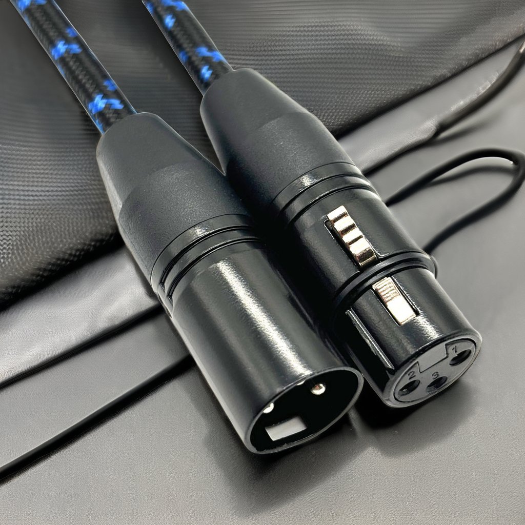 Wholesale HIFI XLR Extension Cable Microphone 3pin Audio Cable Male/Female Mic Black Wire Braid Shielding Car Amplifier Mixer