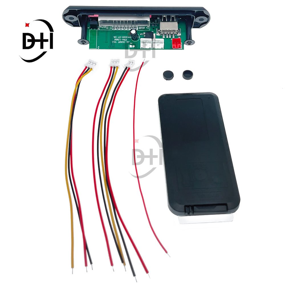 DC 5V 12V Bluetooth 5.0 MP3 Decoder Board Audio Module USB TF AUX FM Radio Wireless Car Music Player Remote Control Mic