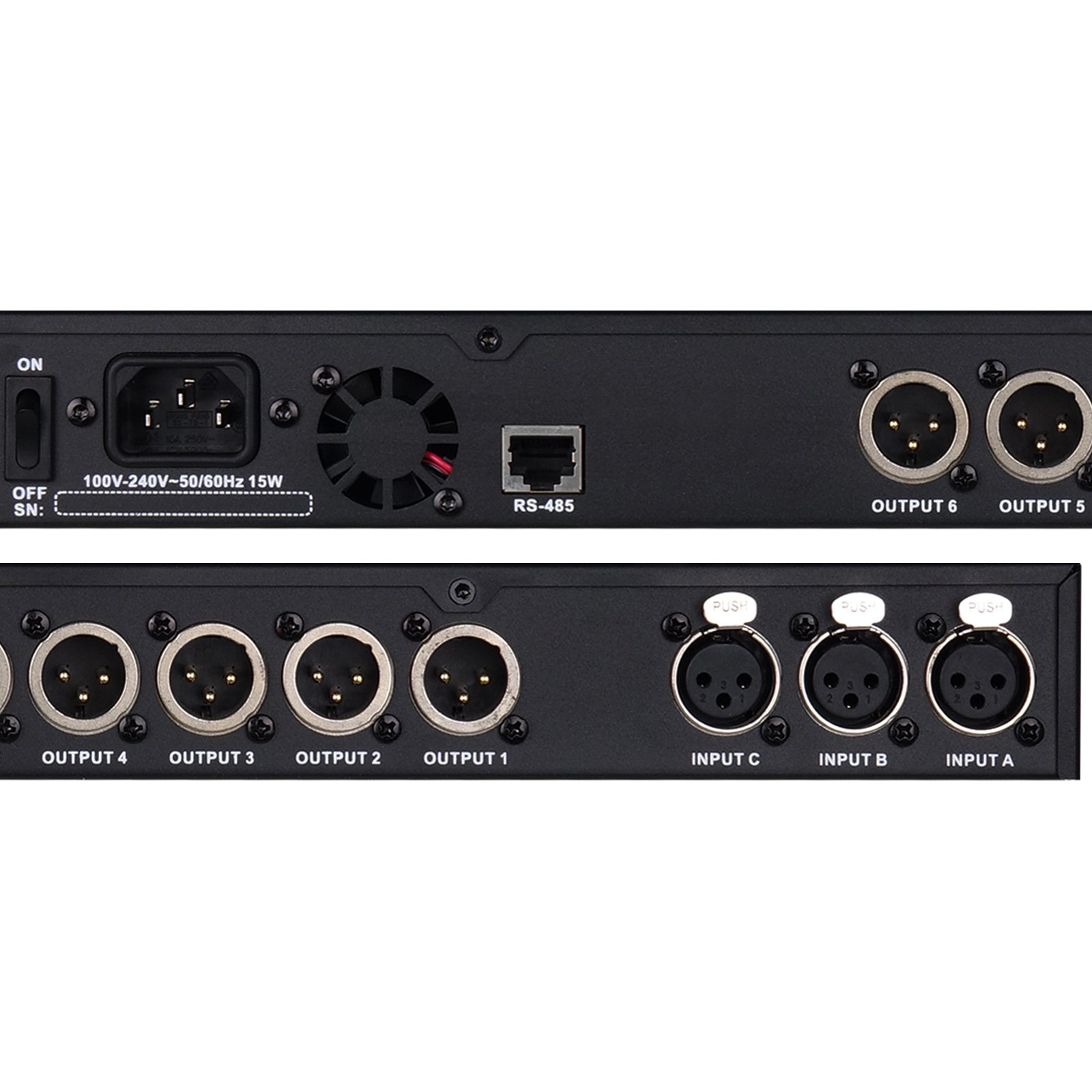 CX3600 3-in 6-out audio processor original software professional audio drive rack professional speaker,Audio Accessories & Parts