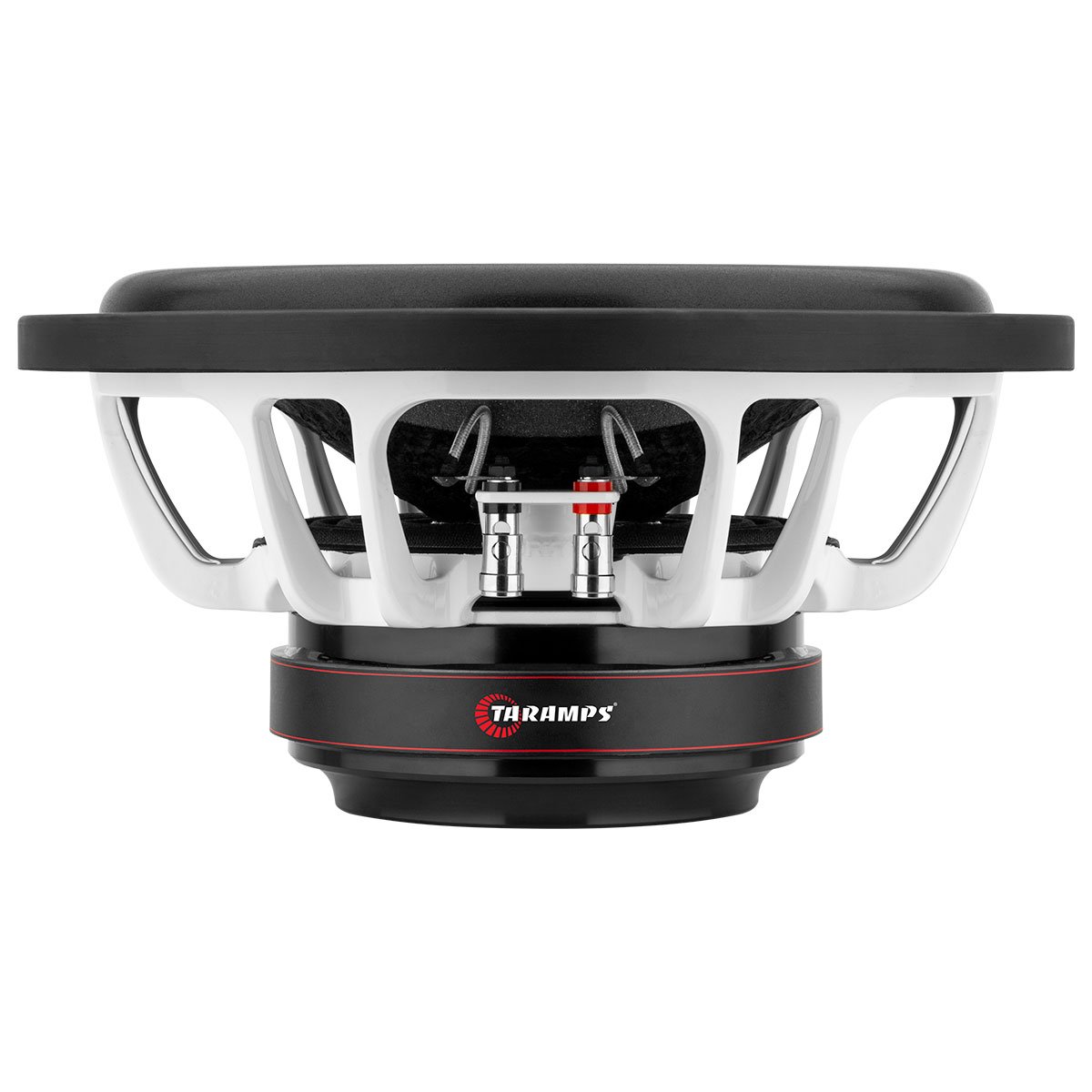 Subwoofer Taramps 12" T1600SW D2 or D4 Ohms Car Audio Speaker 800 Watts Rms 1600W Max White Color Loudspeaker 12 Inches Powerful