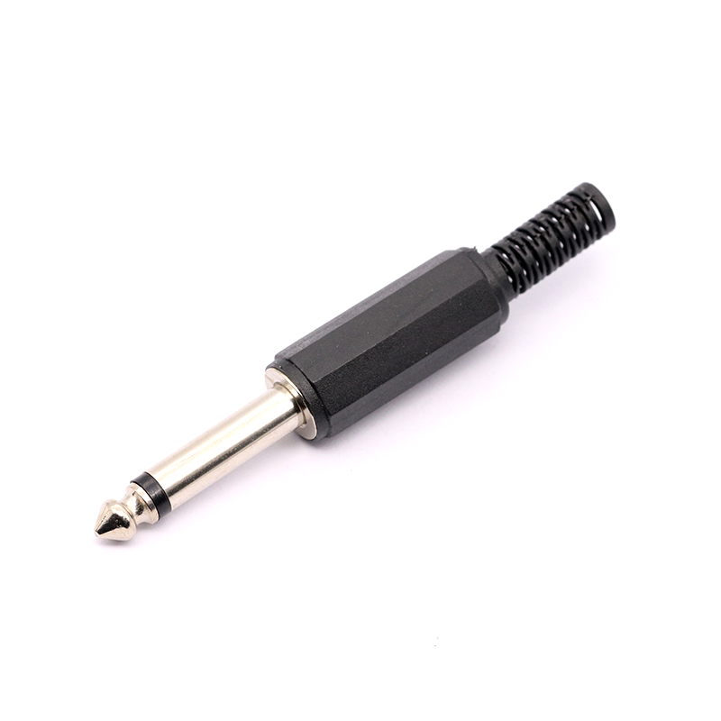 6.35MM 6.35 Mono 2 Pole Male Microphone Audio Plug Megaphone Audio Amplifiers
