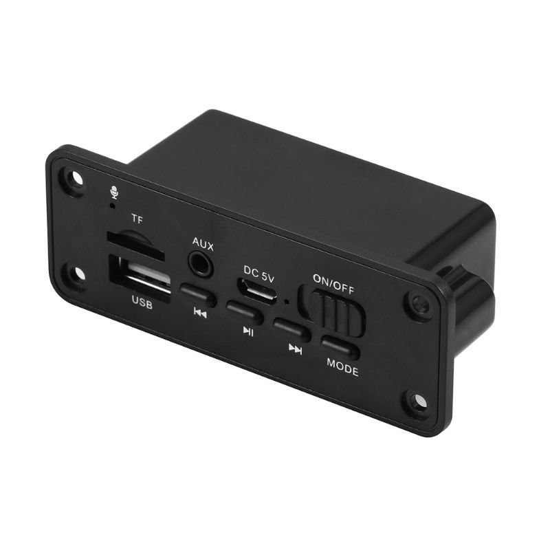 DC 5V MP3 WMA Decoder Board BT Audio Module USB TF Radio Wireless FM Receiver MP3 Player 2X3W Amplifier for Car Black Card Rohs