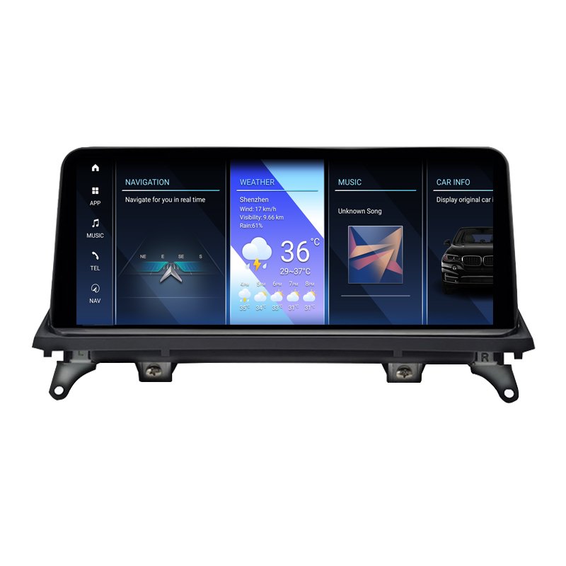 Newest 10.25'' Android 13 8+128g Anti-glare Touch Screen Carplay Car Radio Audio for BMW X5 X6 E70 E71 Multimedia Head Unit